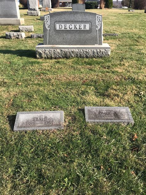 Omer Andrew Decker Memorial Find A Grave