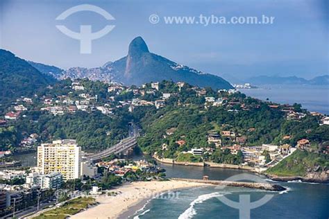 Tyba Online Assunto Foto Aérea Do Canal Da Joatinga Com O Morro