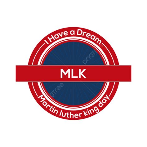 Insignia O Etiqueta Del Día De Martin Luther King En Ejemplares Png Día De Martin Luther King