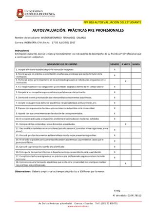 Ppp 018 autoevaluación PDF