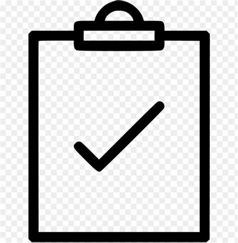 Clipboard Check Checked Tick Confirm Logistics Svg Clipboard Tick Icon Png Free Png Images