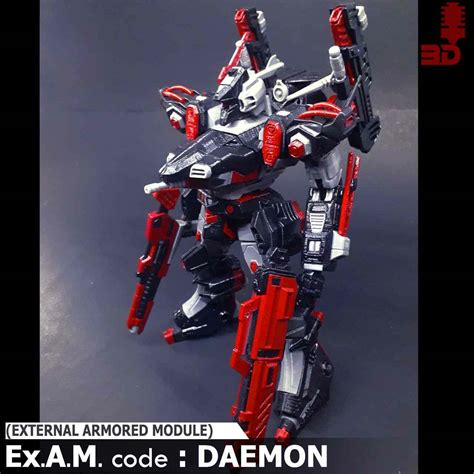 STL File ARMORED CORE LAST RAVEN DAEMON MECHA 3DPRINT ARTICULATED