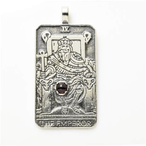 The Emperor Tarot Pendant Large