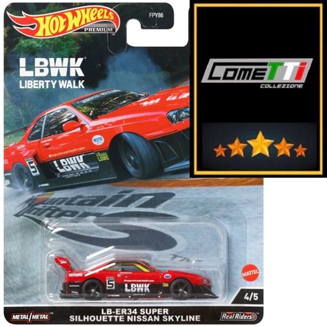 Hot Wheels Premium LB ER Super Silhouette Nissan Skyline Shopee Brasil