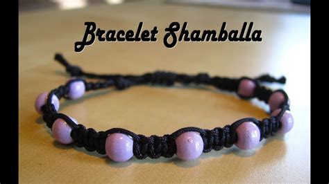 Bracelet Shamballa Macramé Facile Avec Perles Youtube