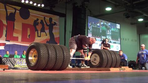 Brian Shaw Ties World Record Deadlift 1128 Pound Deadlift Youtube