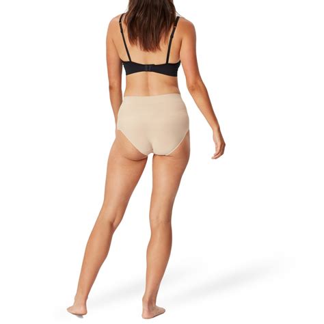 Emerson Women S Bonded Full Brief Pack Nude Size Big W