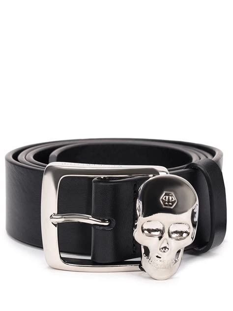 Ремень кожаный от PHILIPP PLEIN за 26 500 рублей со скидкой 50% (цвет ...