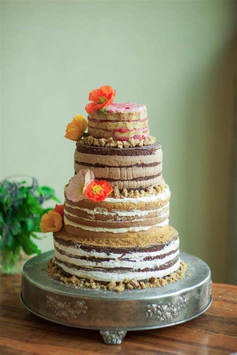 What S Trending Naked Cakes Junebug Weddings