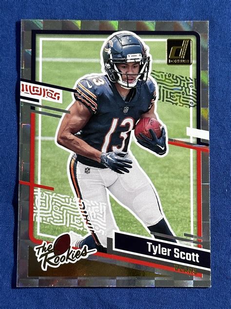 2023 DONRUSS FOOTBALL THE ROOKIES INSERT CARD OF TYLER SCOTT RC 34 Fe