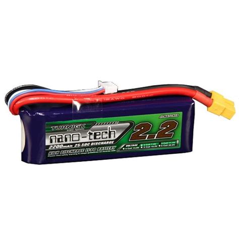 Turnigy Nano Tech 2200mAH 3S 25 50C Lipo Pack Digiware Store