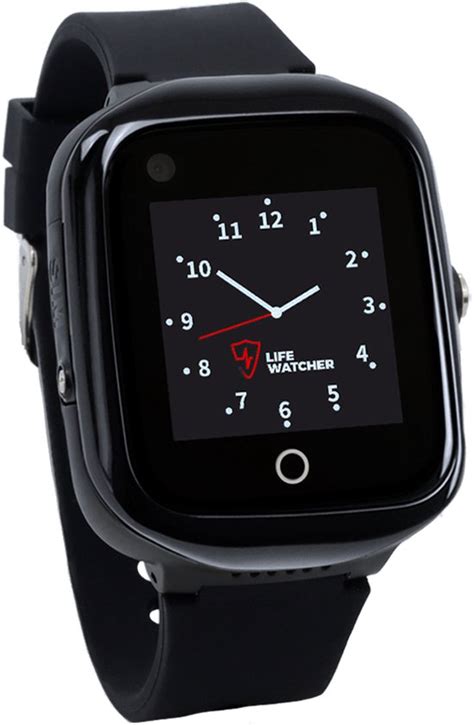 Lifewatcher Max Zwart G Senioren Horloge Personenalarmering