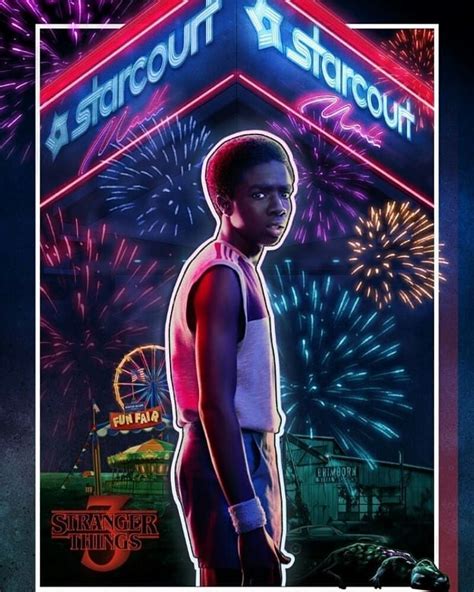 Stranger Things Lucas Alternative Poster, Caleb McLaughlin, Starcourt ...