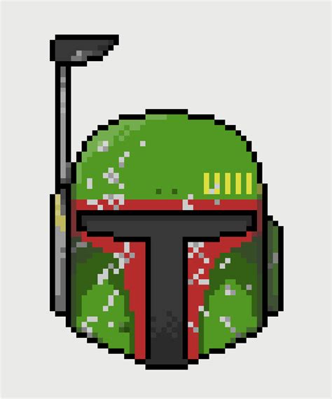 8 Bit Fett Animated  Starwars Bobba Fett Star Wars Bounty Hunter 8 Bit Art Pixel