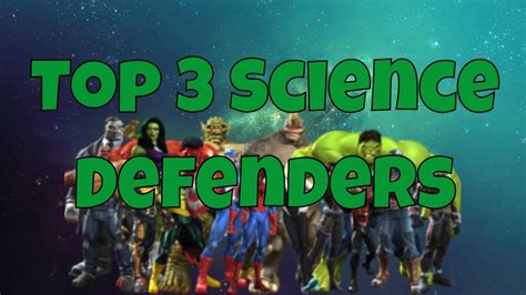 Top 3 Science Defenders L Marvel Contest Of Champions Youtube