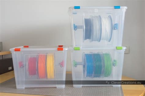 Diy 3d Printer Filament Dry Boxes Clever Creations