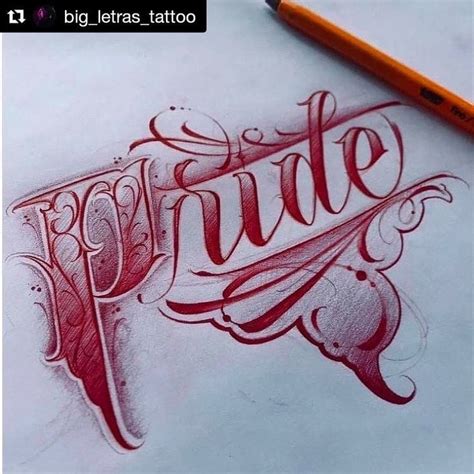 CUSTOM LETTERING On Instagram ARTISTA Big Letras Tattoo