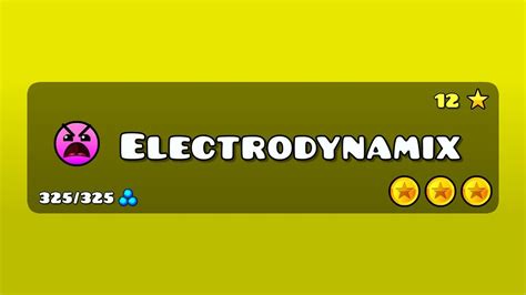 Electrodynamix All Coins Geometry Dash Youtube