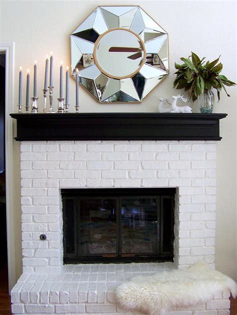 Bring a white brick fireplace to your life and house! | FIREPLACE DESIGN IDEAS