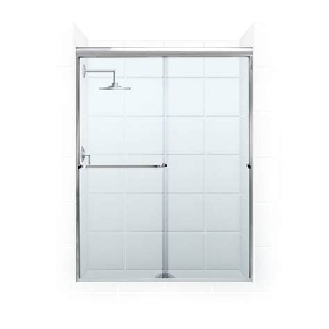 Coastal Industries Paragon Series 46 X 69 Sliding Frameless Shower