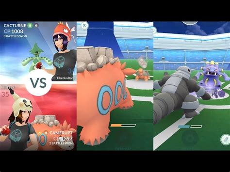 The best moveset for Camerupt in Pokemon GO