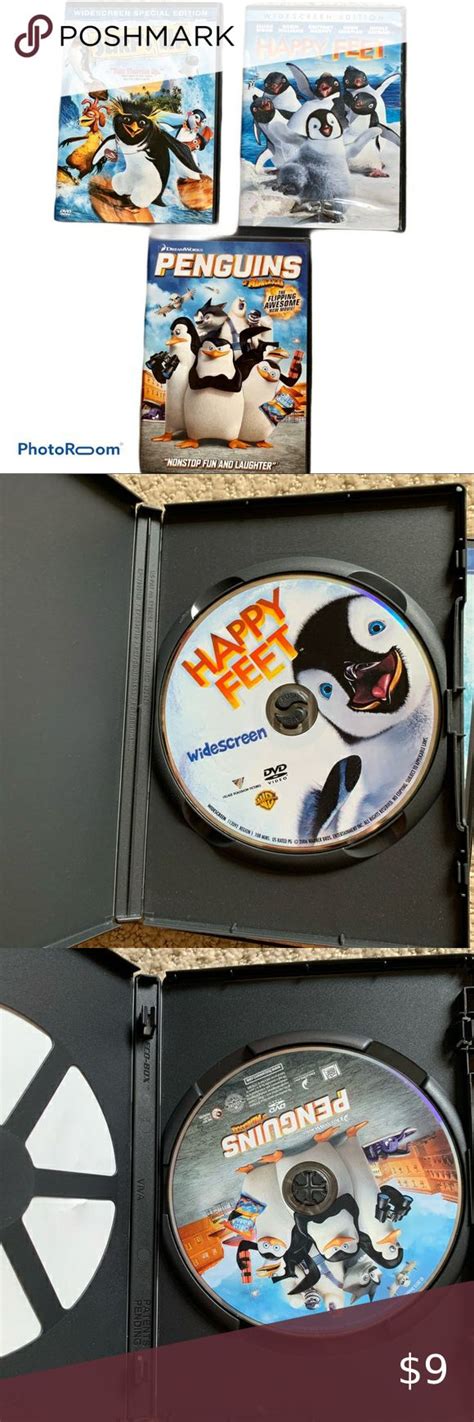 Three Dvd Movies Penguins Happy Feet Surfs Up Dvd Movies Happy