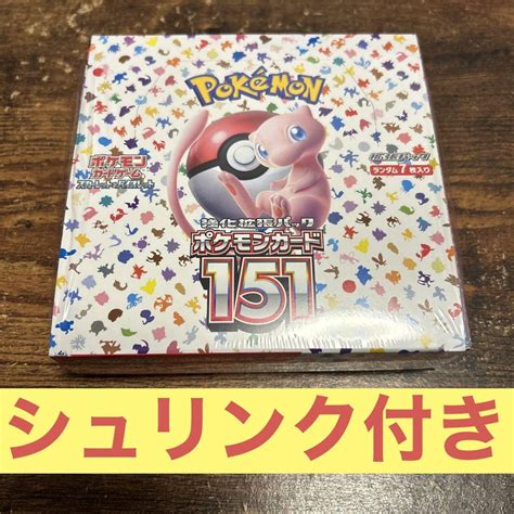 ポケモンカード ポケカ 151 Box シュリンク付き 未開封 ポケモンカードゲーム