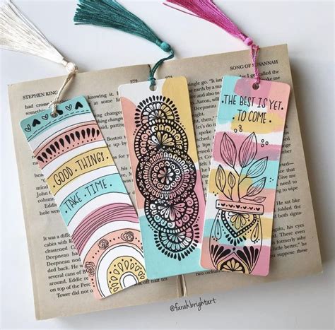 Book Mark Ideas 📚 Handmade Bookmarks Diy Bookmarks Handmade Cute Bookmarks