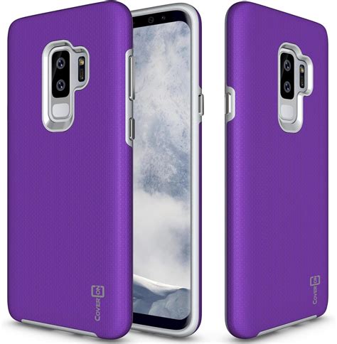 Coveron Slim Protective Hybrid Rugged Series For Samsung Galaxy S9 Plus Case Pretty