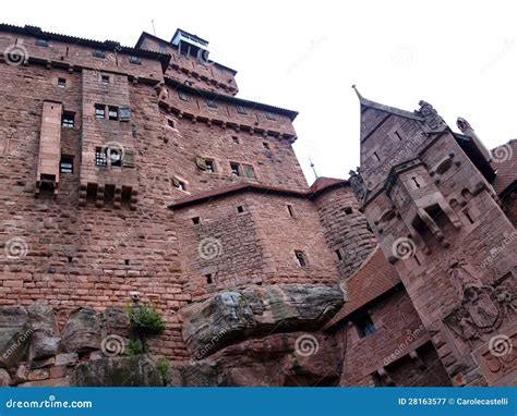 Haut Koenigsbourg Castle Medieval Rampart Royalty Free Stock Photography - Image: 28163577