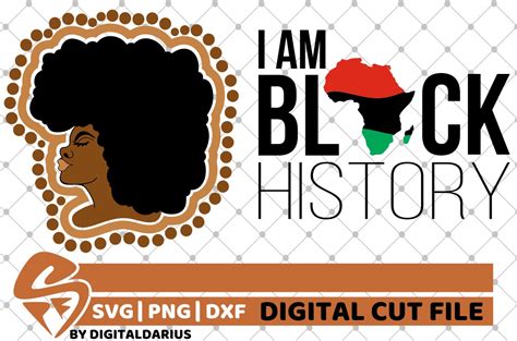 I Am Black History Svg Afro Woman Svg Black Girl Magic Svg 523690