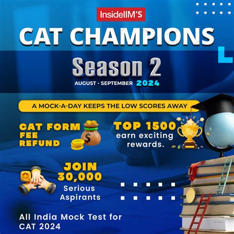 31 Days of Free CAT Mock Tests & Exclusive Rewards | CAT Champions Season 2 - InsideIIM