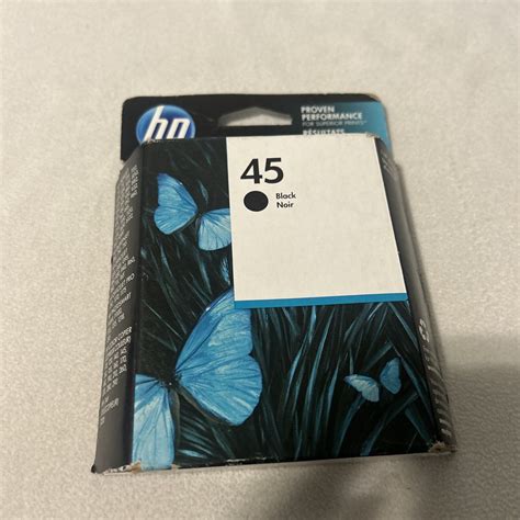 Hp Black Ink Cartridge A Genuine Oem Original New Sealed