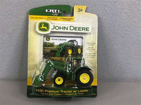 John Deere 7430 Premium Tractor W Loader 1 64 Scale Ertl Britains