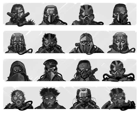 Radec Mask Concepts - Characters & Art - Killzone 2 in 2024 | Gas mask ...