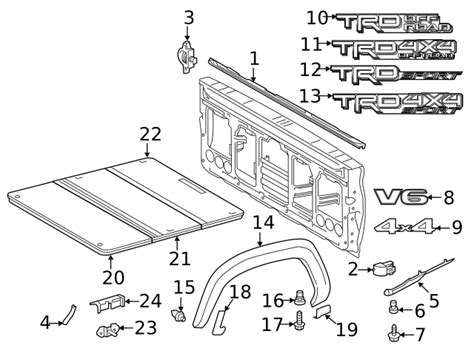 Toyota Tacoma Parts Breakdown