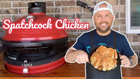 Kamado Joe Spatchcock Chicken Doejoe Cast Iron Skillet Amazing Chicken Youtube