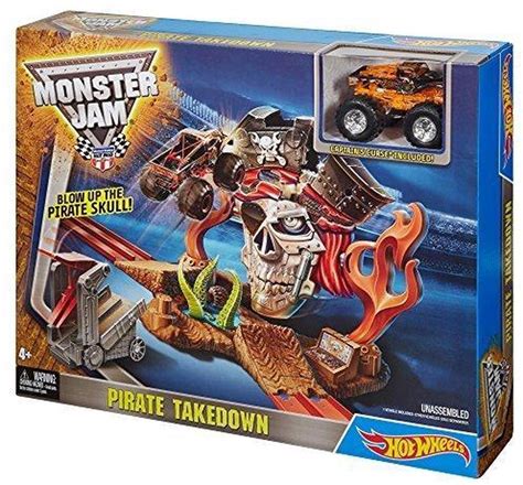 Hot Wheels Monster Jam Pirate Takedown SpeelSet Bol