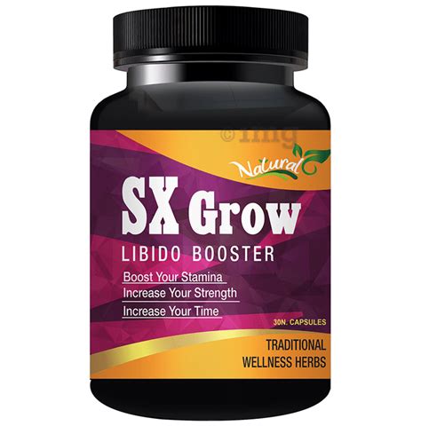 Natural Sx Grow Libido Booster Capsule Buy Bottle Of 300 Capsules At