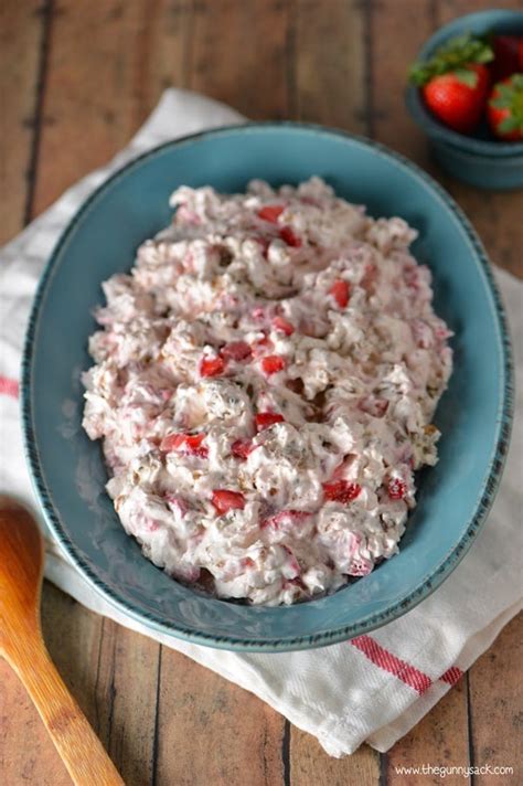 Strawberry Pecan Pretzel Salad