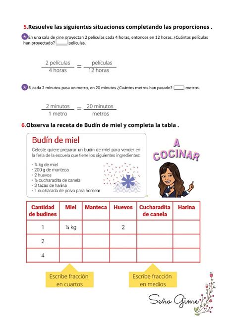 Ejercicios De Razones Y Proporciones