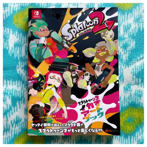 Splatoon 2 Ikasu Artbook Japanese Text Edition Shopee Philippines