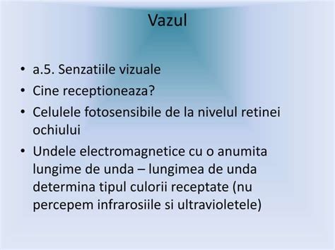 Procesele Psihice Senzoriale PPT