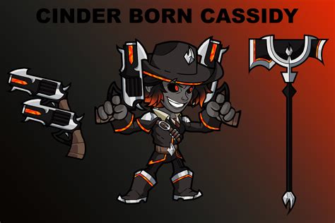 Fan Made Cassidy Skin Cinder Born Cassidy R Brawlhalla