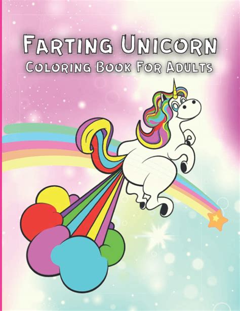 Buy Farting Unicorn Coloring Book For Adults Beautiful Farting Unicorn