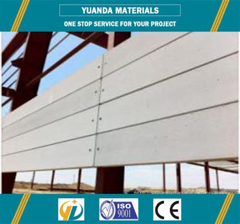 China Precast Autoclaved Lightweight Concrete ALC AAC Wall Panel