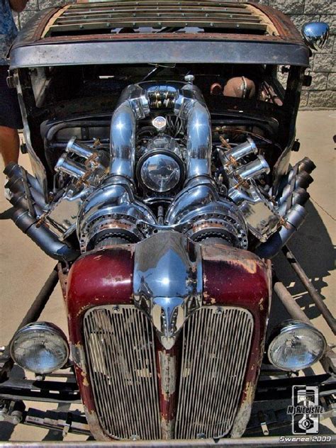 Blown Hemi Hot Rod Hemi Twin Blowers Hot Rods Hot Rods Cars Ford