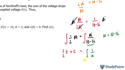 📚 Series Rl And Rc Circuits With Differential Equations Question 4 Youtube