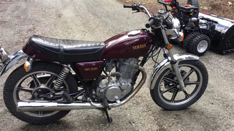 1980 Yamaha Sr500 Walk Around Youtube