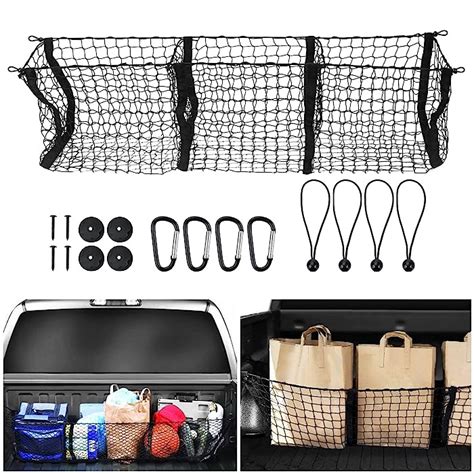 Buy 3 Pocket Cargo Net for Pickup Truck Bed,Truck Bed Cargo net for SUV ...
